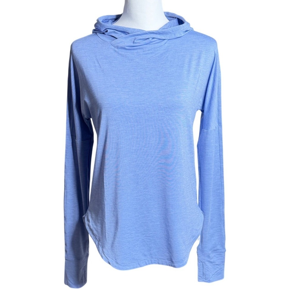 REI Co-op Sahara Shade Hoodie Sun Pullover Blue Women XSmall